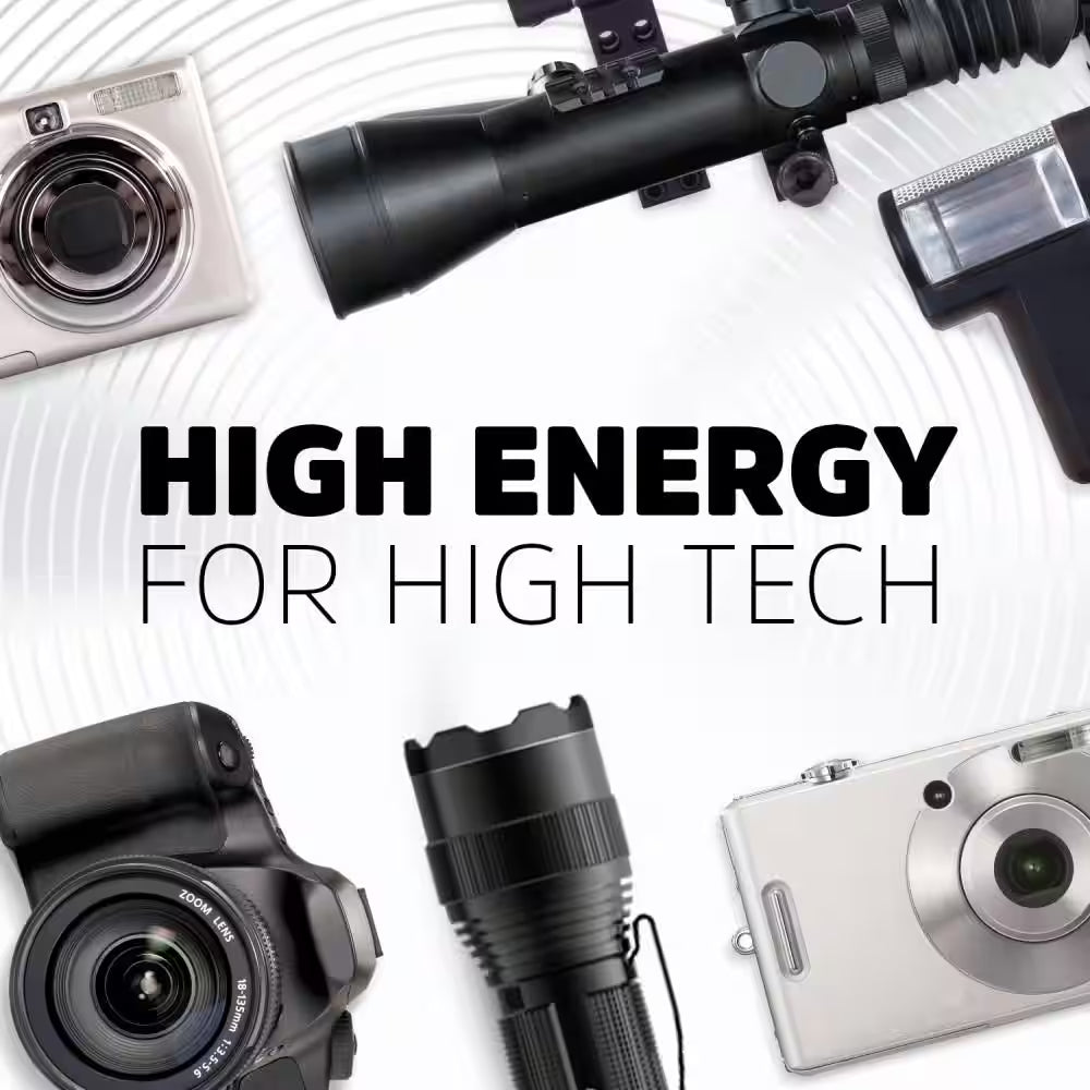 123 Lithium Batteries (2-Pack), 3V Photo Batteries