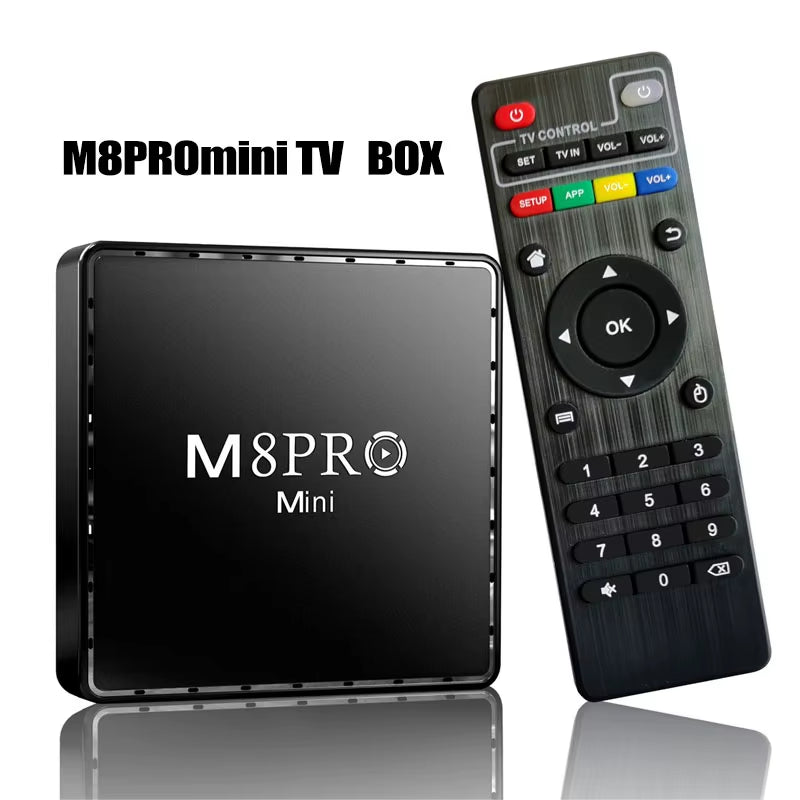 Video Game Console M8Pro Mini 4K 64G 10000 Retro Video Game Console 2.4G Wilress Android 12 TV Box Wifi Malig31 CPU Dual System