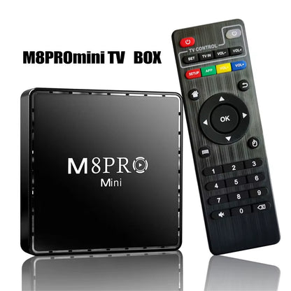 Video Game Console M8Pro Mini 4K 64G 10000 Retro Video Game Console 2.4G Wilress Android 12 TV Box Wifi Malig31 CPU Dual System