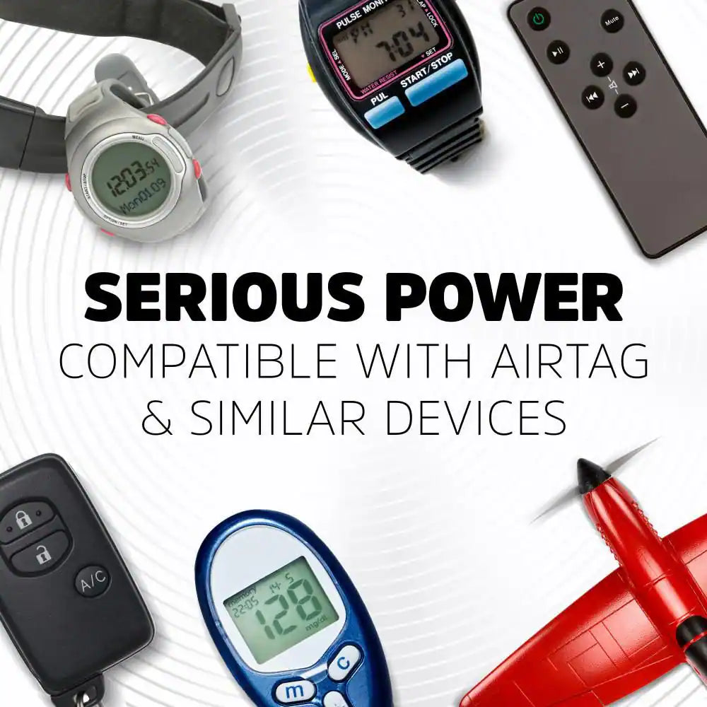 CR2025 Batteries (4-Pack), 3V Lithium Coin Batteries