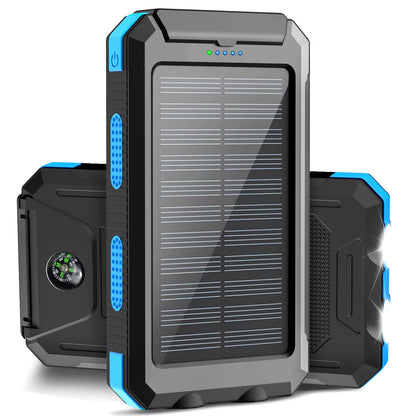 Waterproof Outdoor Solar Power Bank 38800Mah Dual USB Travel Outdoor Solar Mobile Phone Charger Solar Powerbanks for Camping