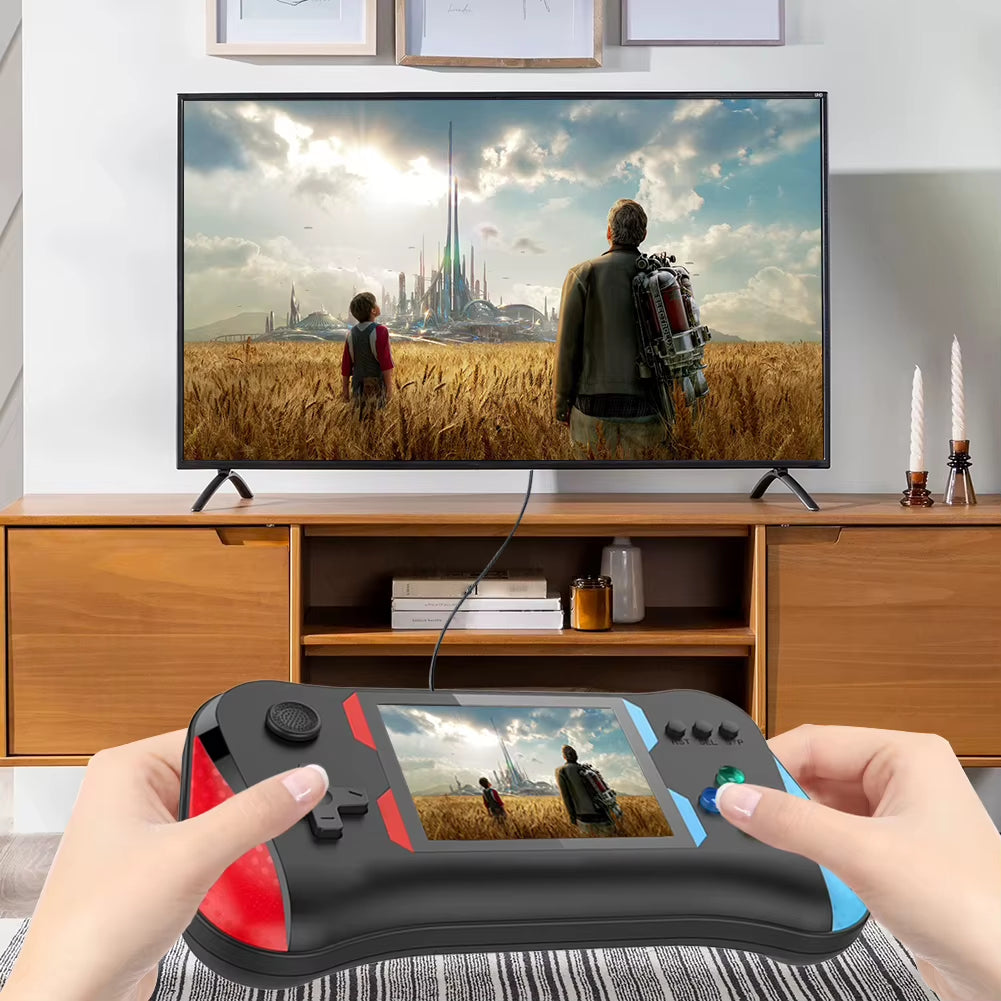 X7M Retro Video Game Console Built-In 500 Games Portable Game Console Mini Game Console for Birthday Gift