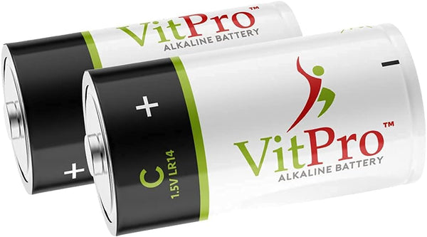 C Batteries | All-Purpose Alkaline Batteries | 1.5V Everyday High Performance Batteries | C Cell Batteries (4 Pack)