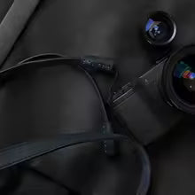 STRAPS Classic Leather Camera Strap | 17.5" Full-Grain Leather with Suede Backing, Fits DSLR & SLR Cameras