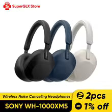 100% Original Sony WH-1000XM5 Wireless Noise Canceling Headphones Bluetooth Earphones 30-Hour Battery Life Headset