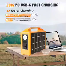 jsdsolar Portable Power Station 100W Solar Generator output AC 220V 110V LiFePO4 Power Bank UPS Power Plant For Outdoor Camping