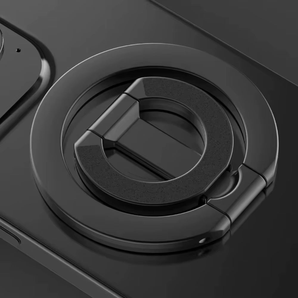 Double Sided Magnetic Phone Ring Holder Portable Folding Cellphones Stand Car Bracket Phone Accessories for Phone 16 Smart Phone